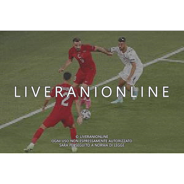 Campionato Europeo UEFA EURO 2020 gara d\'apertura TURCHIA vs ITALIA - 04/06/2021 - nella foto: Kenan Karaman(Turchia) Spinazzola Leonardo(Italia) ©Claudio Zamagni/Agenzia Aldo Liverani s.a.s. during European UEFA Championship - UEFA Euro 2020 soccer match between Turkey and Italy at Olympic Stadium in Rome on June 11 2021 photo credit by Claudio Zamagni/Aldo Liverani Photo Agency/AGENZIA ALDO LIVERANI SAS