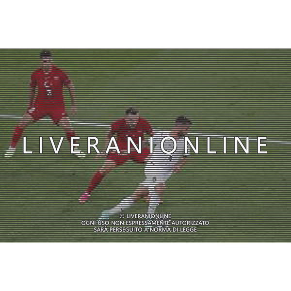 Campionato Europeo UEFA EURO 2020 gara d\'apertura TURCHIA vs ITALIA - 04/06/2021 - nella foto: Spinazzola Leonardo(Italia) Kenan Karaman(Turchia) ©Claudio Zamagni/Agenzia Aldo Liverani s.a.s. Spinazzola Leonardo(Italia) Kenan Karaman(Turchia)during European UEFA Championship - UEFA Euro 2020 soccer match between Turkey and Italy at Olympic Stadium in Rome on June 11 2021 photo credit by Claudio Zamagni/Aldo Liverani Photo Agency/AGENZIA ALDO LIVERANI SAS