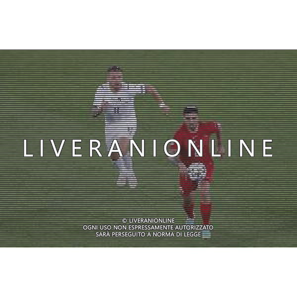 Campionato Europeo UEFA EURO 2020 gara d\'apertura TURCHIA vs ITALIA - 04/06/2021 - nella foto: Ozan Tufan(Turchia) Immobile Ciro(Italia) ©Claudio Zamagni/Agenzia Aldo Liverani s.a.s. Ozan Tufan(Turchia) Immobile Ciro(Italia) during European UEFA Championship - UEFA Euro 2020 soccer match between Turkey and Italy at Olympic Stadium in Rome on June 11 2021 photo credit by Claudio Zamagni/Aldo Liverani Photo Agency/AGENZIA ALDO LIVERANI SAS