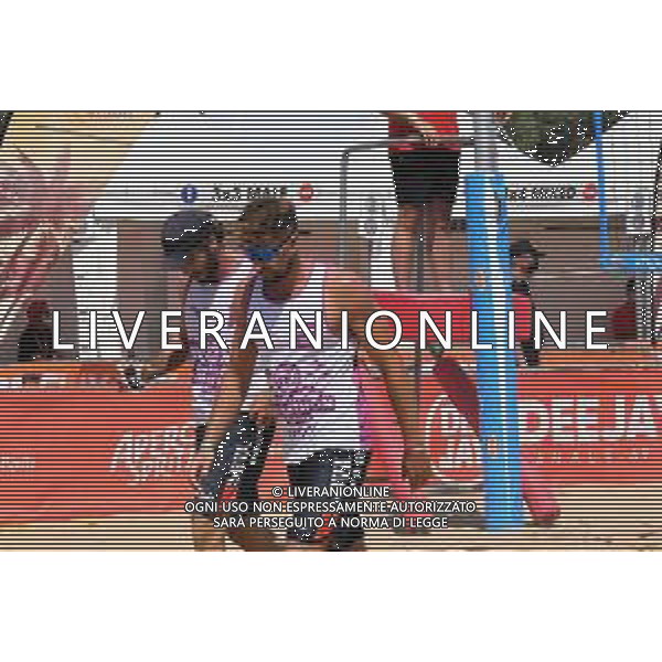 Bonapaceo/LMedia - Beach Volley Marathon (day2) - Beach Volley 12 giugno 2021 - Bibione, Bibione, Italia Nella foto: Carlo Bonifazi Fabrizio Manni @Bonapaceo/LMedia/AGENZIA ALDO LIVERANI SAS