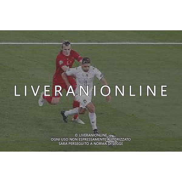 Campionato Europeo UEFA EURO 2020 gara d\'apertura TURCHIA vs ITALIA - 04/06/2021 - nella foto: Berardi Domenico(Italia) Caglar Soyuncu(Turchia) ©Claudio Zamagni/Agenzia Aldo Liverani s.a.s. Berardi Domenico(Italia) Ça?lar Söyüncü(Turchia) during European UEFA Championship - UEFA Euro 2020 soccer match between Turkey and Italy at Olympic Stadium in Rome on June 11 2021 photo credit by Claudio Zamagni/Aldo Liverani Photo Agency/AGENZIA ALDO LIVERANI SAS