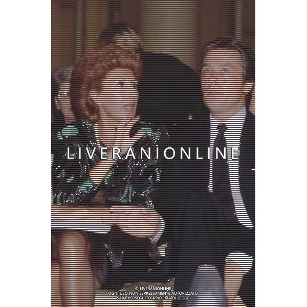 Alain Delon con Anna Craxi archivio Giovanni liverani / AgAldo liverani