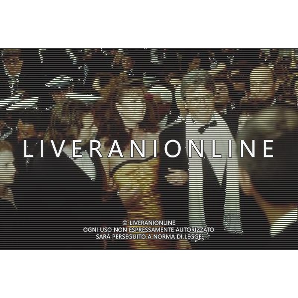 Alain Delon con la moglie Rosalie archivio Giovanni liverani / AgAldo liverani