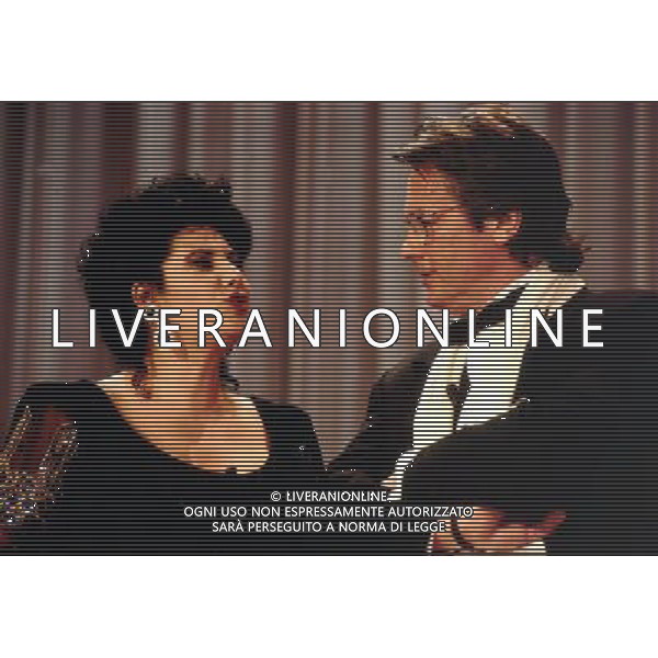 Alain Delon con Marisa Laurita archivio Giovanni liverani / AgAldo liverani