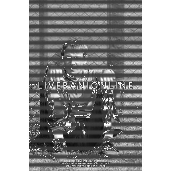 RETROSPETTIVA ZDENEK ZEMAN ALLENATORE DELLA LAZIO CAMPIONATO CALCIO SERIE A - 1995-1996 NELLA FOTO DURANTE UNA SEDUTA DI ALLENAMENTO ©Archivio Giovanni Liverani/AGENZIA ALDO LIVERANI SAS