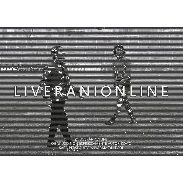 1972 CESENA-ALLENAMENTO CESENA CALCIO NELLA FOTO LUIGI RADICE ALLENATORE CESENA CALCIO AG ALDO LIVERANI SAS