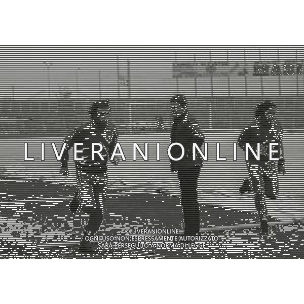 1972 CESENA-ALLENAMENTO CESENA CALCIO NELLA FOTO LUIGI RADICE ALLENATORE CESENA CALCIO AG ALDO LIVERANI SAS
