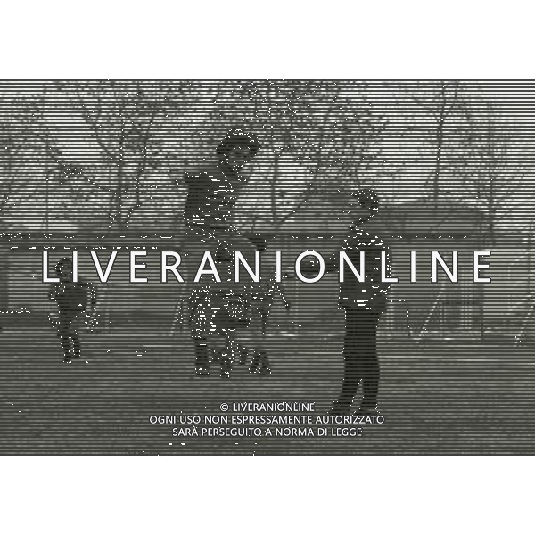 1972 CESENA-ALLENAMENTO CESENA CALCIO NELLA FOTO LUIGI RADICE ALLENATORE CESENA CALCIO CON ARIEDO BRAIDA AG ALDO LIVERANI SAS