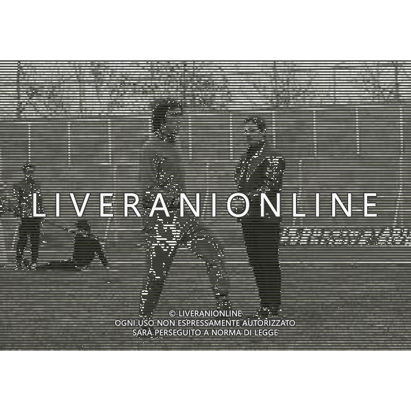 1972 CESENA-ALLENAMENTO CESENA CALCIO NELLA FOTO LUIGI RADICE E ARIEDO BRAIDA AG ALDO LIVERANI SAS