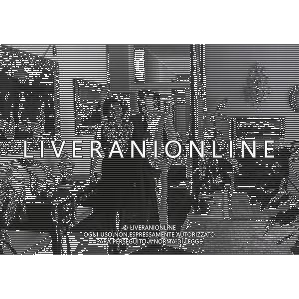 RETROSPETTIVA IVANOE FRAIZZOLI PRESIDENTE INTER CALCIO E INDUSTRIALE NELLA FOTO IVANOE FRAIZZOLI CON LA MOGLIE RENATA PRESIDENTE INTER NELL\'ANNO 1969 A MILANO AG ALDO LIVERANI SAS