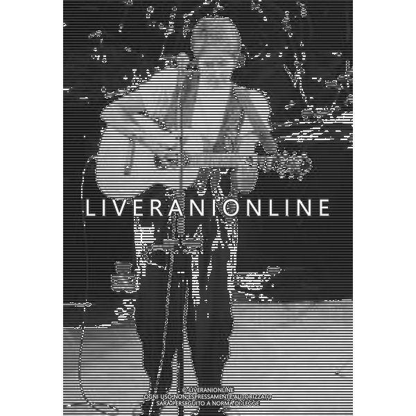 RETROSPETTIVA JOAN BAEZ CANTANTE IN CONCERTO NELL\'ANNO 1990 ©Archivio Giovanni Liverani / AGENZIA ALDO LIVERANI SAS