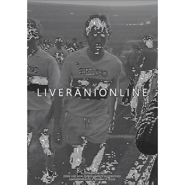 RETROSPETTIVA RENE\' VANDEREYCKEN CALCIATORE NELLA FOTO RENE\' VANDEREYCKEN CON LA MAGLIA DEL GENOA CALCIO NELL\'ANNO 1982-1983 AG ALDO LIVERANI SAS