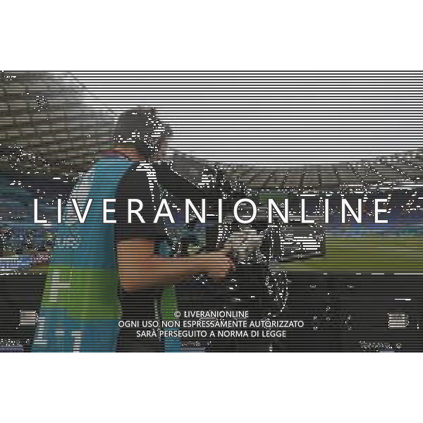 Campionato Europeo UEFA EURO 2020 gara del gruppo A ITALIA vs SVIZZERA del 16/06/2021 - nella foto: operatore video cameraman telecamere in campo ©Claudio Zamagni/Agenzia Aldo Liverani s.a.s. during European UEFA Championship - UEFA Euro 2020 soccer match between Italy and Switzerland Olympic Stadium in Rome on June 16 2021 photo credit by Claudio Zamagni/Aldo Liverani Photo Agency/AGENZIA ALDO LIVERANI SAS