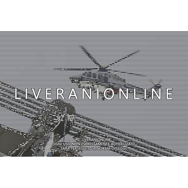 Campionato Europeo UEFA EURO 2020 gara del gruppo A ITALIA vs SVIZZERA del 16/06/2021 - nella foto: elicottero polizia sorvola lo stadio olimpico ©Claudio Zamagni/Agenzia Aldo Liverani s.a.s. during European UEFA Championship - UEFA Euro 2020 soccer match between Italy and Switzerland Olympic Stadium in Rome on June 16 2021 photo credit by Claudio Zamagni/Aldo Liverani Photo Agency/AGENZIA ALDO LIVERANI SAS