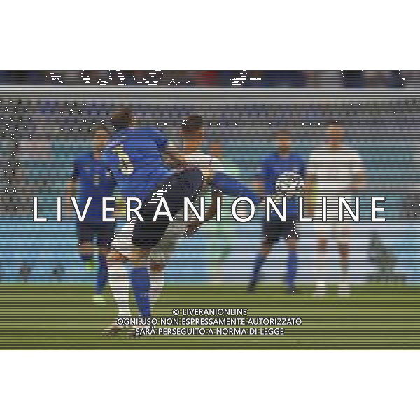 Campionato Europeo UEFA EURO 2020 gara del gruppo A ITALIA vs SVIZZERA del 16/06/2021 - nella foto: Chiellini Giorgio(Italia) ©Claudio Zamagni/Agenzia Aldo Liverani s.a.s. during European UEFA Championship - UEFA Euro 2020 soccer match between Italy and Switzerland Olympic Stadium in Rome on June 16 2021 photo credit by Claudio Zamagni/Aldo Liverani Photo Agency/AGENZIA ALDO LIVERANI SAS