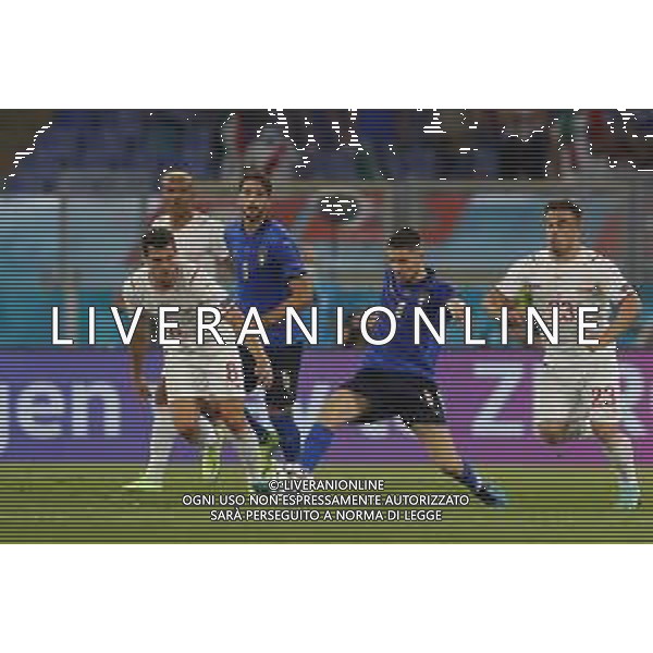 Campionato Europeo UEFA EURO 2020 gara del gruppo A ITALIA vs SVIZZERA del 16/06/2021 - nella foto: Jorginho(Italia) ©Claudio Zamagni/Agenzia Aldo Liverani s.a.s. during European UEFA Championship - UEFA Euro 2020 soccer match between Italy and Switzerland Olympic Stadium in Rome on June 16 2021 photo credit by Claudio Zamagni/Aldo Liverani Photo Agency/AGENZIA ALDO LIVERANI SAS