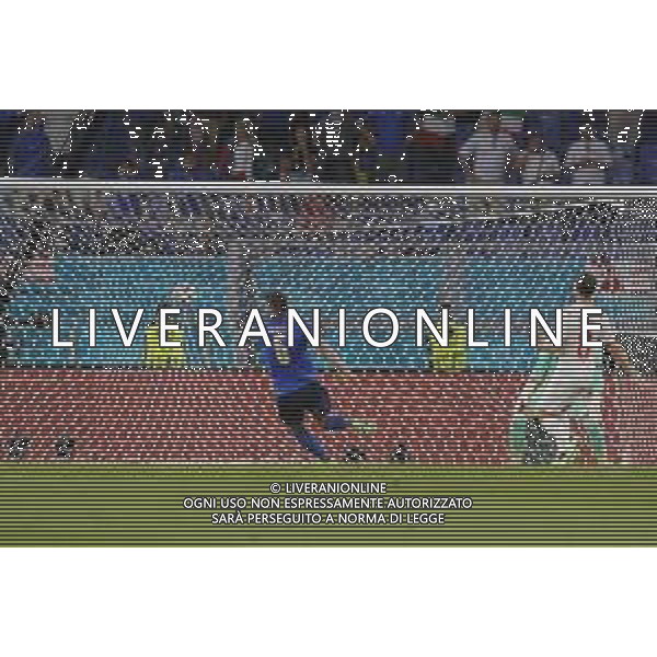 Campionato Europeo UEFA EURO 2020 gara del gruppo A ITALIA vs SVIZZERA del 16/06/2021 - nella foto: goal Manuel Locatelli(Italia) ©Claudio Zamagni/Agenzia Aldo Liverani s.a.s. during European UEFA Championship - UEFA Euro 2020 soccer match between Italy and Switzerland Olympic Stadium in Rome on June 16 2021 photo credit by Claudio Zamagni/Aldo Liverani Photo Agency/AGENZIA ALDO LIVERANI SAS