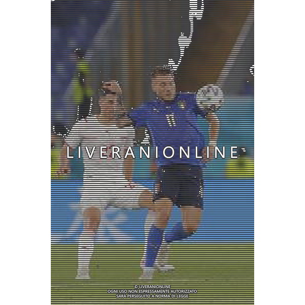 Campionato Europeo UEFA EURO 2020 gara del gruppo A ITALIA vs SVIZZERA del 16/06/2021 - nella foto: Immobile Ciro(Italia) ©Claudio Zamagni/Agenzia Aldo Liverani s.a.s. during European UEFA Championship - UEFA Euro 2020 soccer match between Italy and Switzerland Olympic Stadium in Rome on June 16 2021 photo credit by Claudio Zamagni/Aldo Liverani Photo Agency/AGENZIA ALDO LIVERANI SAS