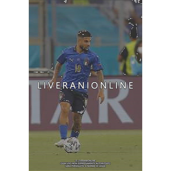 Campionato Europeo UEFA EURO 2020 gara del gruppo A ITALIA vs SVIZZERA del 16/06/2021 - nella foto: Insigne Lorenzo(Italia) ©Claudio Zamagni/Agenzia Aldo Liverani s.a.s. during European UEFA Championship - UEFA Euro 2020 soccer match between Italy and Switzerland Olympic Stadium in Rome on June 16 2021 photo credit by Claudio Zamagni/Aldo Liverani Photo Agency/AGENZIA ALDO LIVERANI SAS