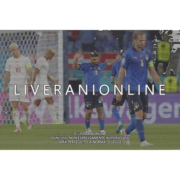Campionato Europeo UEFA EURO 2020 gara del gruppo A ITALIA vs SVIZZERA del 16/06/2021 - nella foto: Insigne Lorenzo(Italia) ©Claudio Zamagni/Agenzia Aldo Liverani s.a.s. during European UEFA Championship - UEFA Euro 2020 soccer match between Italy and Switzerland Olympic Stadium in Rome on June 16 2021 photo credit by Claudio Zamagni/Aldo Liverani Photo Agency/AGENZIA ALDO LIVERANI SAS
