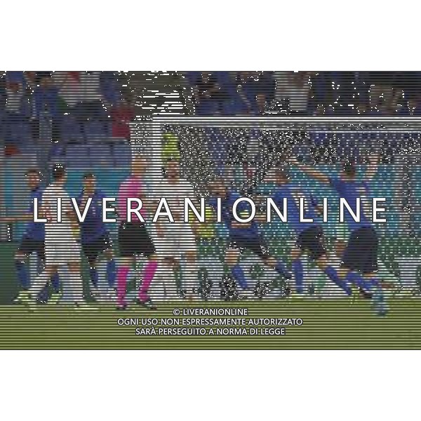 Campionato Europeo UEFA EURO 2020 gara del gruppo A ITALIA vs SVIZZERA del 16/06/2021 - nella foto: esultanza Chiellini Giorgio(Italia)dopo il goal che poi sara\' annullato ©Claudio Zamagni/Agenzia Aldo Liverani s.a.s. during European UEFA Championship - UEFA Euro 2020 soccer match between Italy and Switzerland Olympic Stadium in Rome on June 16 2021 photo credit by Claudio Zamagni/Aldo Liverani Photo Agency/AGENZIA ALDO LIVERANI SAS