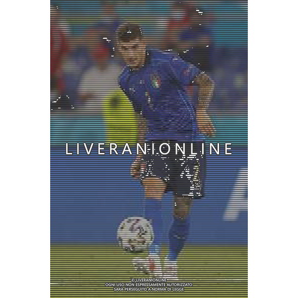 Campionato Europeo UEFA EURO 2020 gara del gruppo A ITALIA vs SVIZZERA del 16/06/2021 - nella foto: Di Lorenzo Giovanni(Italia) ©Claudio Zamagni/Agenzia Aldo Liverani s.a.s. during European UEFA Championship - UEFA Euro 2020 soccer match between Italy and Switzerland Olympic Stadium in Rome on June 16 2021 photo credit by Claudio Zamagni/Aldo Liverani Photo Agency/AGENZIA ALDO LIVERANI SAS