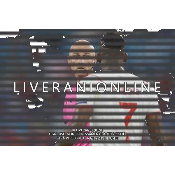 Campionato Europeo UEFA EURO 2020 gara del gruppo A ITALIA vs SVIZZERA del 16/06/2021 - nella foto: arbitro srgei karasev con embolo ©Claudio Zamagni/Agenzia Aldo Liverani s.a.s. during European UEFA Championship - UEFA Euro 2020 soccer match between Italy and Switzerland Olympic Stadium in Rome on June 16 2021 photo credit by Claudio Zamagni/Aldo Liverani Photo Agency/AGENZIA ALDO LIVERANI SAS