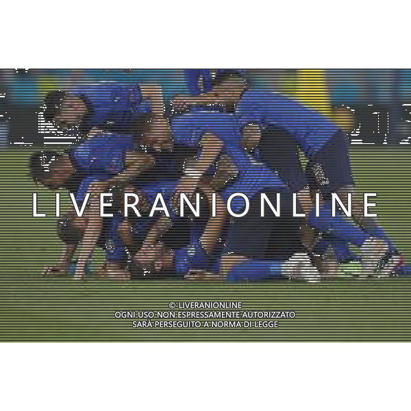 Campionato Europeo UEFA EURO 2020 gara del gruppo A ITALIA vs SVIZZERA del 16/06/2021 - nella foto: esultanza italia dopo il secondo goal di manuel locatelli ©Claudio Zamagni/Agenzia Aldo Liverani s.a.s. during European UEFA Championship - UEFA Euro 2020 soccer match between Italy and Switzerland Olympic Stadium in Rome on June 16 2021 photo credit by Claudio Zamagni/Aldo Liverani Photo Agency/AGENZIA ALDO LIVERANI SAS