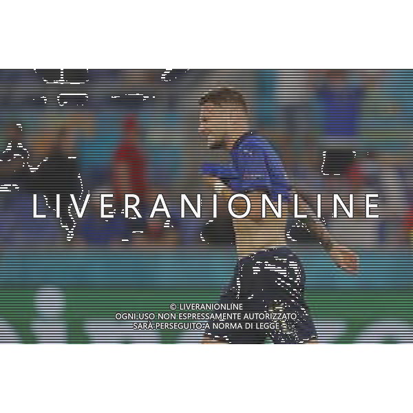 Campionato Europeo UEFA EURO 2020 gara del gruppo A ITALIA vs SVIZZERA del 16/06/2021 - nella foto: delusione Immobile Ciro(Italia) ©Claudio Zamagni/Agenzia Aldo Liverani s.a.s. during European UEFA Championship - UEFA Euro 2020 soccer match between Italy and Switzerland Olympic Stadium in Rome on June 16 2021 photo credit by Claudio Zamagni/Aldo Liverani Photo Agency/AGENZIA ALDO LIVERANI SAS