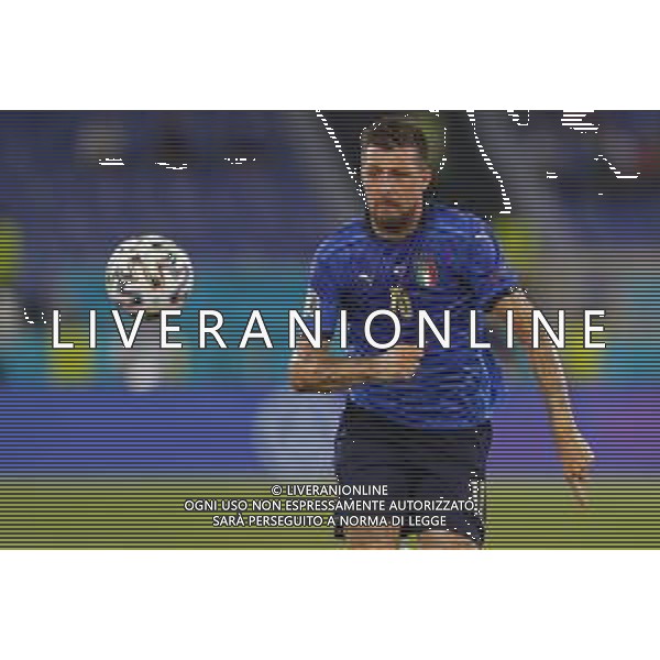 Campionato Europeo UEFA EURO 2020 gara del gruppo A ITALIA vs SVIZZERA del 16/06/2021 - nella foto: Acerbi Francesco(Italia) ©Claudio Zamagni/Agenzia Aldo Liverani s.a.s. during European UEFA Championship - UEFA Euro 2020 soccer match between Italy and Switzerland Olympic Stadium in Rome on June 16 2021 photo credit by Claudio Zamagni/Aldo Liverani Photo Agency/AGENZIA ALDO LIVERANI SAS