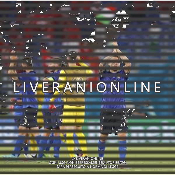 Campionato Europeo UEFA EURO 2020 gara del gruppo A ITALIA vs SVIZZERA del 16/06/2021 - nella foto: esultanza finale italia ©Claudio Zamagni/Agenzia Aldo Liverani s.a.s. during European UEFA Championship - UEFA Euro 2020 soccer match between Italy and Switzerland Olympic Stadium in Rome on June 16 2021 photo credit by Claudio Zamagni/Aldo Liverani Photo Agency/AGENZIA ALDO LIVERANI SAS