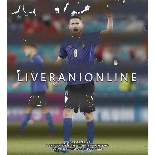 Campionato Europeo UEFA EURO 2020 gara del gruppo A ITALIA vs SVIZZERA del 16/06/2021 - nella foto: esultanza finale Jorginho(Italia) ©Claudio Zamagni/Agenzia Aldo Liverani s.a.s. during European UEFA Championship - UEFA Euro 2020 soccer match between Italy and Switzerland Olympic Stadium in Rome on June 16 2021 photo credit by Claudio Zamagni/Aldo Liverani Photo Agency/AGENZIA ALDO LIVERANI SAS