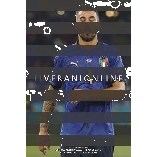 Campionato Europeo UEFA EURO 2020 gara del gruppo A ITALIA vs SVIZZERA del 16/06/2021 - nella foto: Spinazzola Leonardo(Italia) ©Claudio Zamagni/Agenzia Aldo Liverani s.a.s. Spinazzola Leonardo(Italia) during European UEFA Championship - UEFA Euro 2020 soccer match between Italy and Switzerland Olympic Stadium in Rome on June 16 2021 photo credit by Claudio Zamagni/Aldo Liverani Photo Agency/AGENZIA ALDO LIVERANI SAS