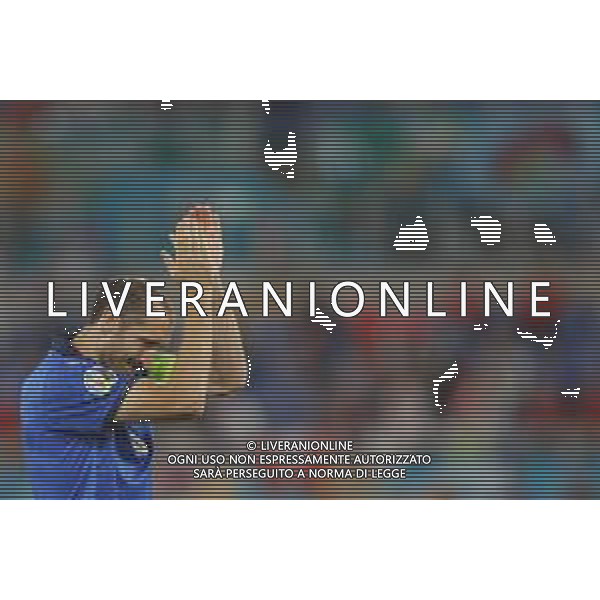 Campionato Europeo UEFA EURO 2020 gara del gruppo A ITALIA vs SVIZZERA del 16/06/2021 - nella foto: Chiellini Giorgio(Italia) ©Claudio Zamagni/Agenzia Aldo Liverani s.a.s. Chiellini Giorgio(Italia) during European UEFA Championship - UEFA Euro 2020 soccer match between Italy and Switzerland Olympic Stadium in Rome on June 16 2021 photo credit by Claudio Zamagni/Aldo Liverani Photo Agency/AGENZIA ALDO LIVERANI SAS