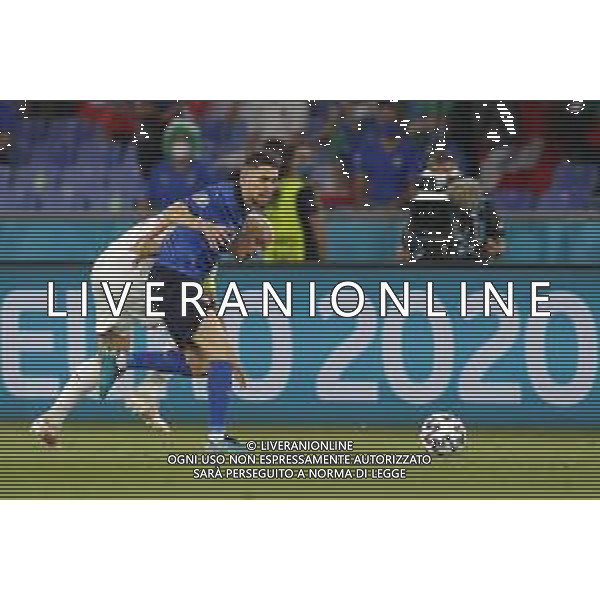 Campionato Europeo UEFA EURO 2020 gara del gruppo A ITALIA vs SVIZZERA del 16/06/2021 - nella foto: Jorginho(Italia) ©Claudio Zamagni/Agenzia Aldo Liverani s.a.s. Jorginho(Italia)during European UEFA Championship - UEFA Euro 2020 soccer match between Italy and Switzerland Olympic Stadium in Rome on June 16 2021 photo credit by Claudio Zamagni/Aldo Liverani Photo Agency/AGENZIA ALDO LIVERANI SAS