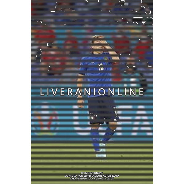 Campionato Europeo UEFA EURO 2020 gara del gruppo A ITALIA vs SVIZZERA del 16/06/2021 - nella foto: Barella Nicolo’(Italia) ©Claudio Zamagni/Agenzia Aldo Liverani s.a.s. Barella Nicolo’(Italia) during European UEFA Championship - UEFA Euro 2020 soccer match between Italy and Switzerland Olympic Stadium in Rome on June 16 2021 photo credit by Claudio Zamagni/Aldo Liverani Photo Agency/AGENZIA ALDO LIVERANI SAS