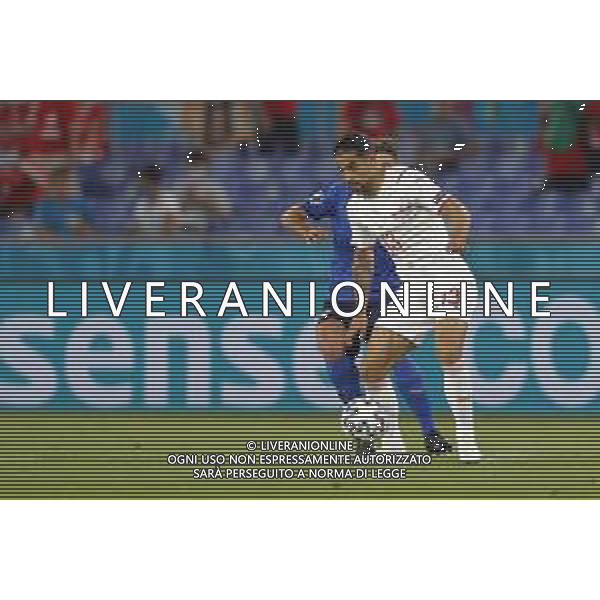 Campionato Europeo UEFA EURO 2020 gara del gruppo A ITALIA vs SVIZZERA del 16/06/2021 - nella foto: Ricardo Rodriguez (Switzerland) ©Claudio Zamagni/Agenzia Aldo Liverani s.a.s. Emerson(Italia) during European UEFA Championship - UEFA Euro 2020 soccer match between Italy and Switzerland Olympic Stadium in Rome on June 16 2021 photo credit by Claudio Zamagni/Aldo Liverani Photo Agency/AGENZIA ALDO LIVERANI SAS