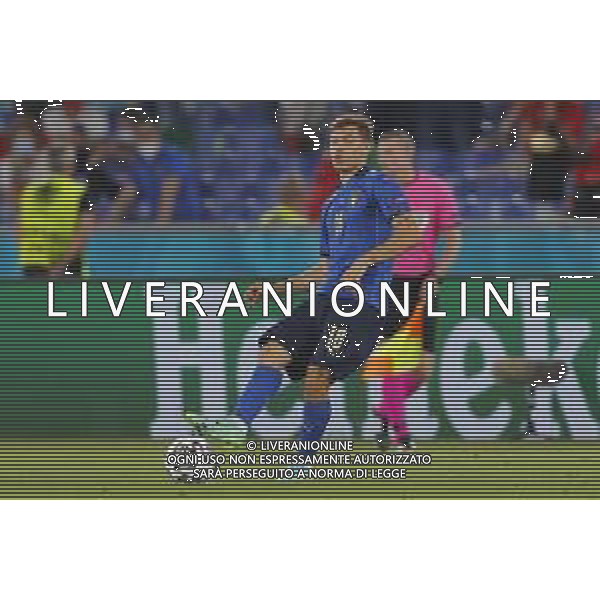 Campionato Europeo UEFA EURO 2020 gara del gruppo A ITALIA vs SVIZZERA del 16/06/2021 - nella foto: Barella Nicolo’(Italia) ©Claudio Zamagni/Agenzia Aldo Liverani s.a.s. Barella Nicolo’(Italia) during European UEFA Championship - UEFA Euro 2020 soccer match between Italy and Switzerland Olympic Stadium in Rome on June 16 2021 photo credit by Claudio Zamagni/Aldo Liverani Photo Agency/AGENZIA ALDO LIVERANI SAS