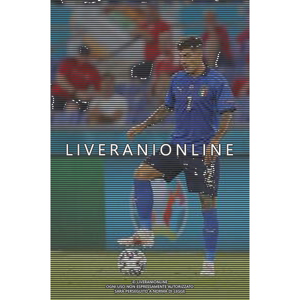 Campionato Europeo UEFA EURO 2020 gara del gruppo A ITALIA vs SVIZZERA del 16/06/2021 - nella foto: Di Lorenzo Giovanni(Italia) ©Claudio Zamagni/Agenzia Aldo Liverani s.a.s. Di Lorenzo Giovanni(Italia) during European UEFA Championship - UEFA Euro 2020 soccer match between Italy and Switzerland Olympic Stadium in Rome on June 16 2021 photo credit by Claudio Zamagni/Aldo Liverani Photo Agency/AGENZIA ALDO LIVERANI SAS