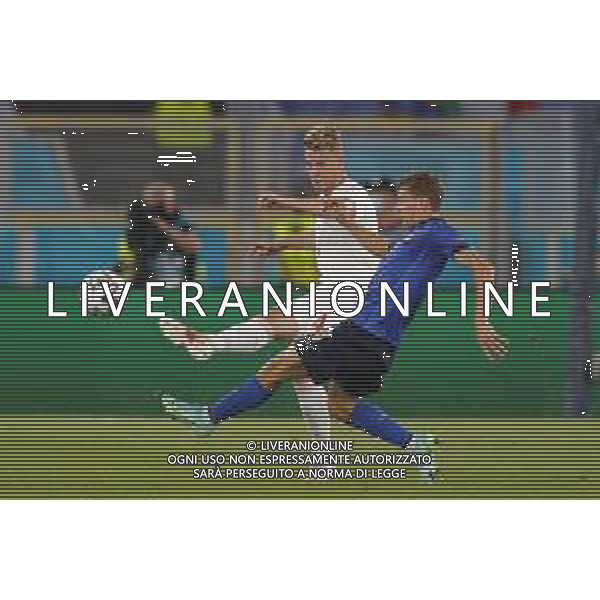 Campionato Europeo UEFA EURO 2020 gara del gruppo A ITALIA vs SVIZZERA del 16/06/2021 - nella foto: Nico Elvedi (Switzerland) Barella Nicolo’(Italia) ©Claudio Zamagni/Agenzia Aldo Liverani s.a.s. Nico Elvedi (Switzerland) Barella Nicolo’(Italia) during European UEFA Championship - UEFA Euro 2020 soccer match between Italy and Switzerland Olympic Stadium in Rome on June 16 2021 photo credit by Claudio Zamagni/Aldo Liverani Photo Agency/AGENZIA ALDO LIVERANI SAS