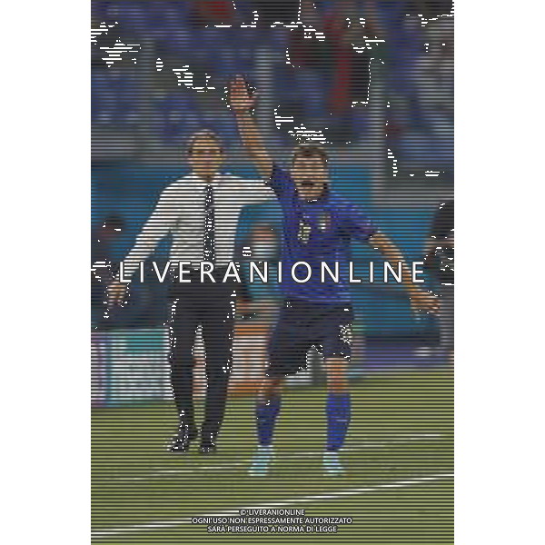 Campionato Europeo UEFA EURO 2020 gara del gruppo A ITALIA vs SVIZZERA del 16/06/2021 - nella foto: Barella Nicolo’(Italia) ©Claudio Zamagni/Agenzia Aldo Liverani s.a.s. Barella Nicolo’(Italia) during European UEFA Championship - UEFA Euro 2020 soccer match between Italy and Switzerland Olympic Stadium in Rome on June 16 2021 photo credit by Claudio Zamagni/Aldo Liverani Photo Agency/AGENZIA ALDO LIVERANI SAS