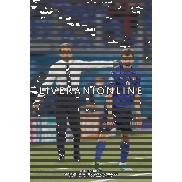 Campionato Europeo UEFA EURO 2020 gara del gruppo A ITALIA vs SVIZZERA del 16/06/2021 - nella foto: Barella Nicolo’(Italia) ©Claudio Zamagni/Agenzia Aldo Liverani s.a.s. Barella Nicolo’(Italia) during European UEFA Championship - UEFA Euro 2020 soccer match between Italy and Switzerland Olympic Stadium in Rome on June 16 2021 photo credit by Claudio Zamagni/Aldo Liverani Photo Agency/AGENZIA ALDO LIVERANI SAS