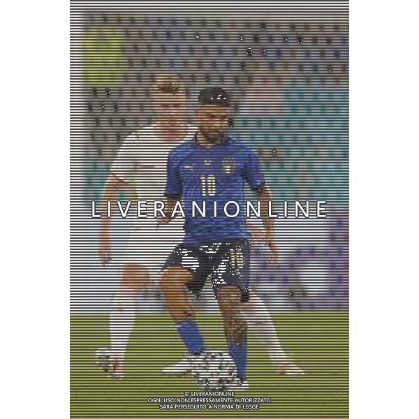 Campionato Europeo UEFA EURO 2020 gara del gruppo A ITALIA vs SVIZZERA del 16/06/2021 - nella foto: Insigne Lorenzo(Italia) ©Claudio Zamagni/Agenzia Aldo Liverani s.a.s. Insigne Lorenzo(Italia) during European UEFA Championship - UEFA Euro 2020 soccer match between Italy and Switzerland Olympic Stadium in Rome on June 16 2021 photo credit by Claudio Zamagni/Aldo Liverani Photo Agency/AGENZIA ALDO LIVERANI SAS