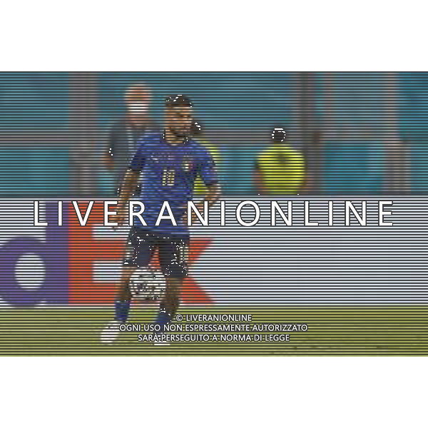 Campionato Europeo UEFA EURO 2020 gara del gruppo A ITALIA vs SVIZZERA del 16/06/2021 - nella foto: Insigne Lorenzo(Italia) ©Claudio Zamagni/Agenzia Aldo Liverani s.a.s. Insigne Lorenzo(Italia) during European UEFA Championship - UEFA Euro 2020 soccer match between Italy and Switzerland Olympic Stadium in Rome on June 16 2021 photo credit by Claudio Zamagni/Aldo Liverani Photo Agency/AGENZIA ALDO LIVERANI SAS