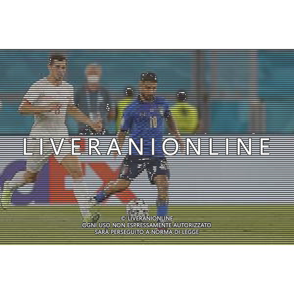 Campionato Europeo UEFA EURO 2020 gara del gruppo A ITALIA vs SVIZZERA del 16/06/2021 - nella foto: Insigne Lorenzo(Italia) ©Claudio Zamagni/Agenzia Aldo Liverani s.a.s. Insigne Lorenzo(Italia) during European UEFA Championship - UEFA Euro 2020 soccer match between Italy and Switzerland Olympic Stadium in Rome on June 16 2021 photo credit by Claudio Zamagni/Aldo Liverani Photo Agency/AGENZIA ALDO LIVERANI SAS