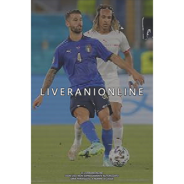 Campionato Europeo UEFA EURO 2020 gara del gruppo A ITALIA vs SVIZZERA del 16/06/2021 - nella foto: Spinazzola Leonardo(Italia) ©Claudio Zamagni/Agenzia Aldo Liverani s.a.s. Spinazzola Leonardo(Italia) during European UEFA Championship - UEFA Euro 2020 soccer match between Italy and Switzerland Olympic Stadium in Rome on June 16 2021 photo credit by Claudio Zamagni/Aldo Liverani Photo Agency/AGENZIA ALDO LIVERANI SAS