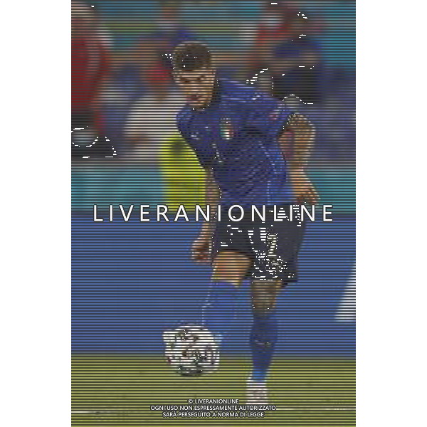 Campionato Europeo UEFA EURO 2020 gara del gruppo A ITALIA vs SVIZZERA del 16/06/2021 - nella foto: Di Lorenzo Giovanni(Italia) ©Claudio Zamagni/Agenzia Aldo Liverani s.a.s. Di Lorenzo Giovanni(Italia) during European UEFA Championship - UEFA Euro 2020 soccer match between Italy and Switzerland Olympic Stadium in Rome on June 16 2021 photo credit by Claudio Zamagni/Aldo Liverani Photo Agency/AGENZIA ALDO LIVERANI SAS