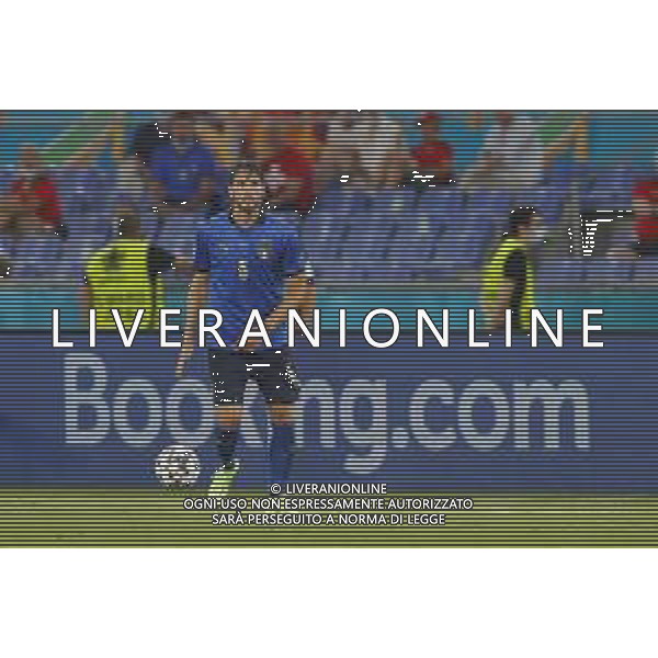 Campionato Europeo UEFA EURO 2020 gara del gruppo A ITALIA vs SVIZZERA del 16/06/2021 - nella foto: Manuel Locatelli(Italia) ©Claudio Zamagni/Agenzia Aldo Liverani s.a.s. Manuel Locatelli(Italia) during European UEFA Championship - UEFA Euro 2020 soccer match between Italy and Switzerland Olympic Stadium in Rome on June 16 2021 photo credit by Claudio Zamagni/Aldo Liverani Photo Agency/AGENZIA ALDO LIVERANI SAS