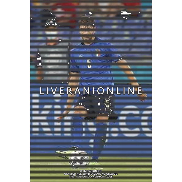 Campionato Europeo UEFA EURO 2020 gara del gruppo A ITALIA vs SVIZZERA del 16/06/2021 - nella foto: Manuel Locatelli(Italia) ©Claudio Zamagni/Agenzia Aldo Liverani s.a.s. Manuel Locatelli(Italia)during European UEFA Championship - UEFA Euro 2020 soccer match between Italy and Switzerland Olympic Stadium in Rome on June 16 2021 photo credit by Claudio Zamagni/Aldo Liverani Photo Agency/AGENZIA ALDO LIVERANI SAS