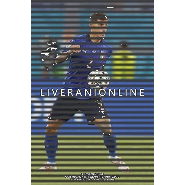 Campionato Europeo UEFA EURO 2020 gara del gruppo A ITALIA vs SVIZZERA del 16/06/2021 - nella foto: Di Lorenzo Giovanni(Italia) ©Claudio Zamagni/Agenzia Aldo Liverani s.a.s. Di Lorenzo Giovanni(Italia) during European UEFA Championship - UEFA Euro 2020 soccer match between Italy and Switzerland Olympic Stadium in Rome on June 16 2021 photo credit by Claudio Zamagni/Aldo Liverani Photo Agency/AGENZIA ALDO LIVERANI SAS